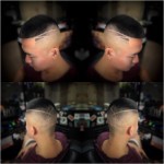 Buzz cut cho mặt vuông giúp tăng vẻ nam tính mạnh mẽ