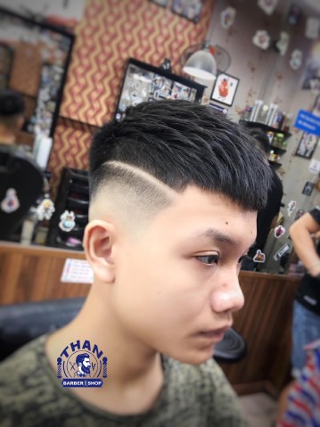 Mohican kết hợp tattoo hair đẹp cá tính mạnh mẽ