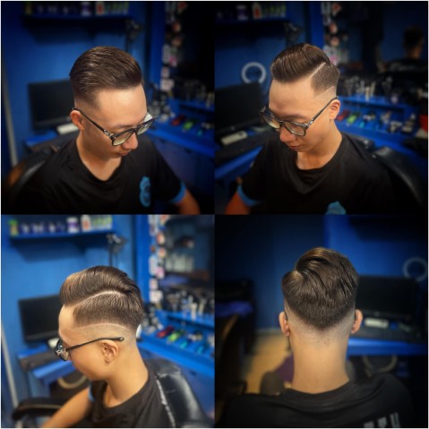 Tóc pompadour ngắn đẹp gọn gàng phù hợp mọi khuôn mặt