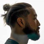 Tóc top knot buộc thấp đẹp lịch lãm trưởng thành